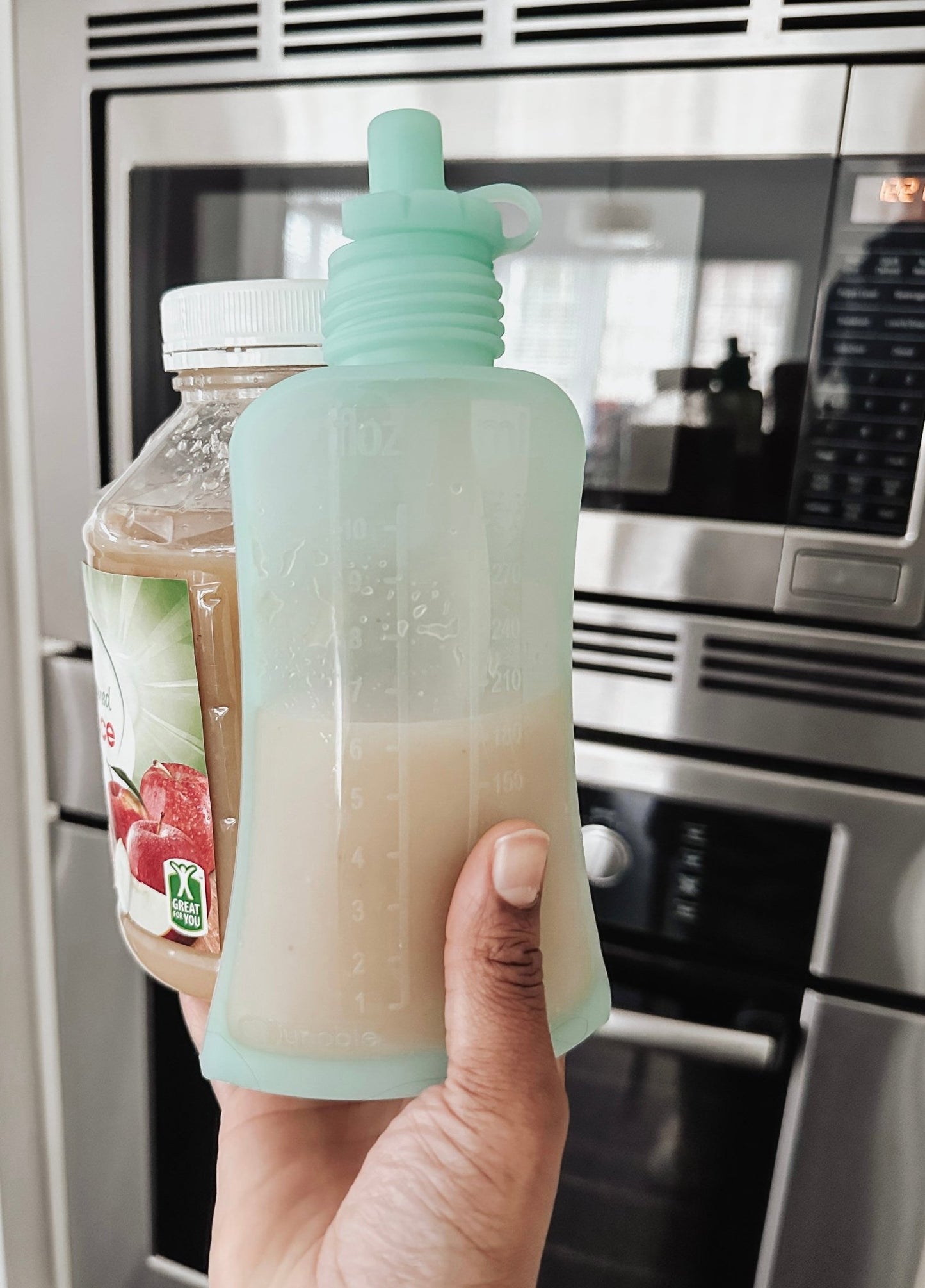 Junobie Infant/Toddler Milk, Puree, Juice, and Smoothie Pouches - The Bundled 2 - Pack - Crafted by you