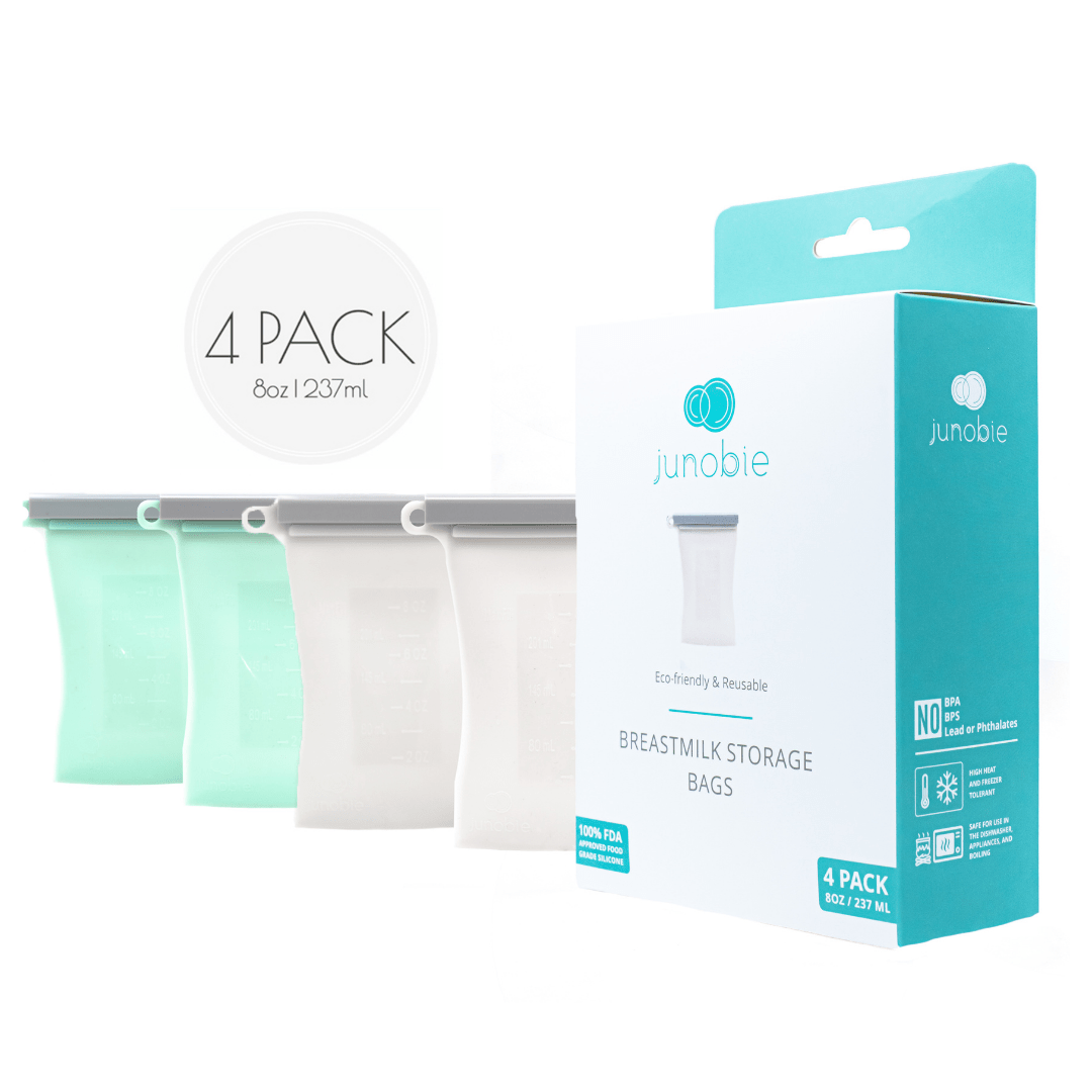 Junobie Infant/Toddler Milk & Snack Storage Bags 4 - Pack Bundle (Norah, Dallas, Journey) - Crafted by you