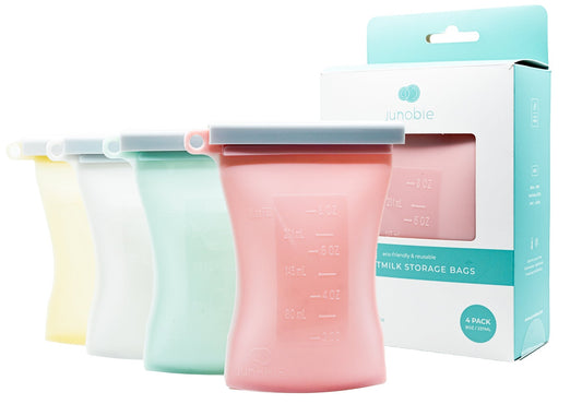 Junobie Infant/Toddler Milk & Snack Storage Bags 4 - Pack Bundle (Norah, Dallas, Journey) - Crafted by you